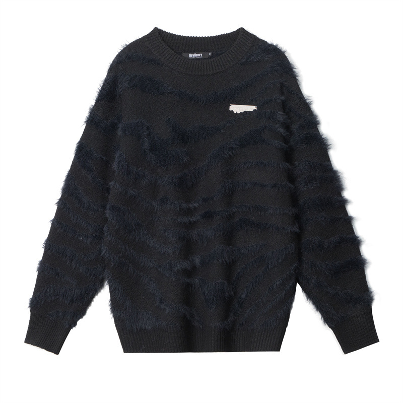 Women's Clothing HeyHenry round neck loose knit sweater autumn and winter new slim casual long sleeve couple sweater trend_voghion.com