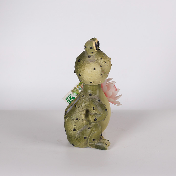 Garden Landscape Courtyard Grass Green Frog Animal Ornaments Balcony Garden Window Photo Decoration Animal Crafts