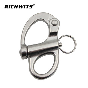 Zhibo Metal RICHWITS Stainless Steel 316 Fixed Spring Shackle Directional Shackle Hand Pull Shackle