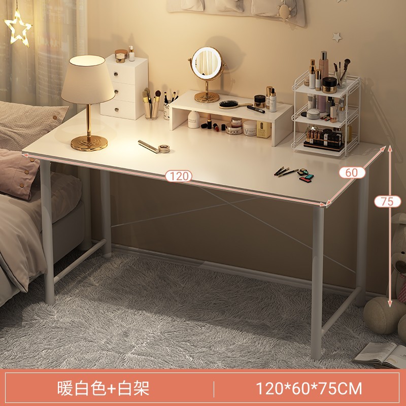 Comedor de tocador, escritorio de almacenamiento, dormitorio moderno y minimalista, casa de alquiler pequeña, mesas de maquillaje de estilo en línea