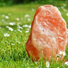 喜马拉雅风水盐块净化消磁玫瑰盐水晶盐板热敷粗盐砂矿盐香薰摆件