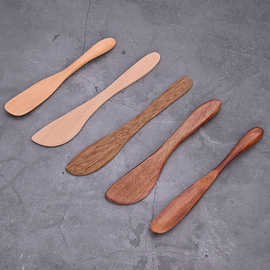 工厂直供面包黄油抹刀 木质西式西餐刀 美容院面膜抹刀 量大从优