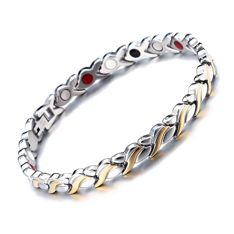 Cross-Border Retro Women's Bracelet with Magnets, Negative Ions, Infrared Germanium Stone, Personalized Energy Health-Preserving Color-Preserving Bracelet for Men Cross-Border Retro Women's Bracelet with Magnets, Negative Ions, Infrared Germanium Stone, Personalized Energy Health-Preserving Color-Preserving Bracelet for Men