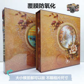 扶西新款大粘胶相册30张60面315x325mm  厂价婚庆diy60面花面影集