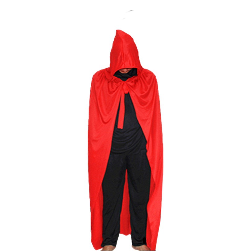 Halloween adulto etapa rendimiento traje Cosplay de los niños papel muerte capa