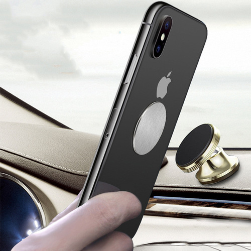 Mobile phone back sticker magnetic sheet wholesale car bracket round metal magnetic sheet ultra-thin iron sheet navigation bracket universal