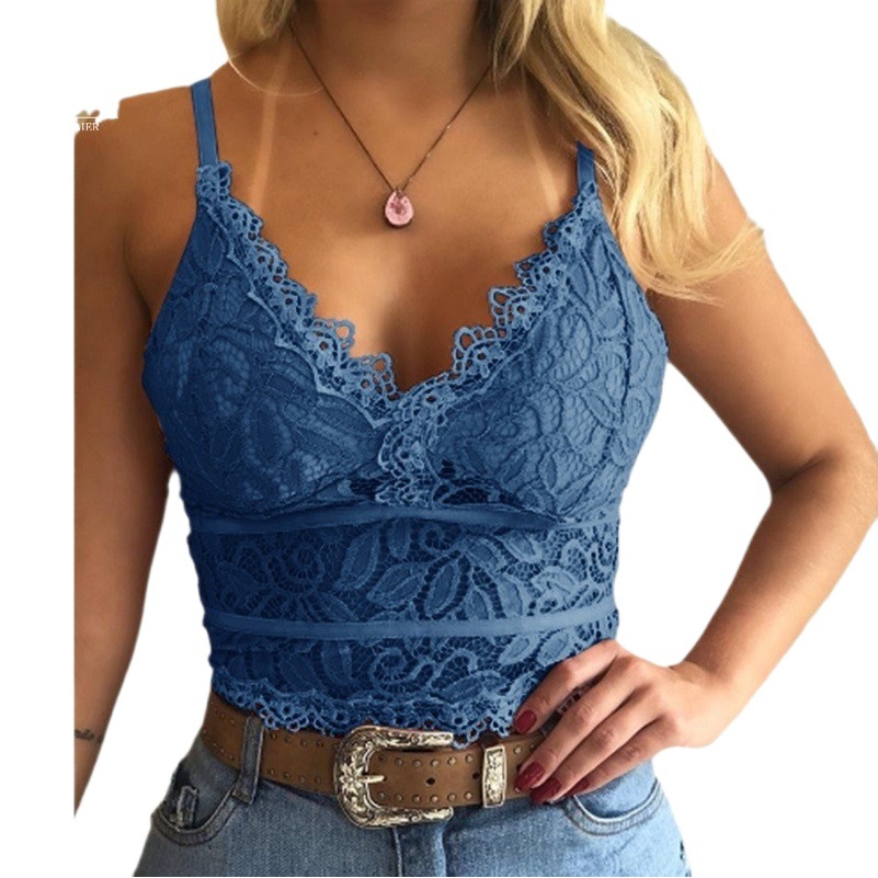 Comercio exterior europeo y americano caliente 2023 V profundo carta de tres puntos sujetador traje ropa interior estilo deportivo al aire libre