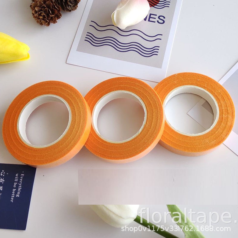 Macaron color Twisted stick hecho a mano bricolaje raíz del pelo de lana cifrado raya tulipán bouquet paquete material negrita