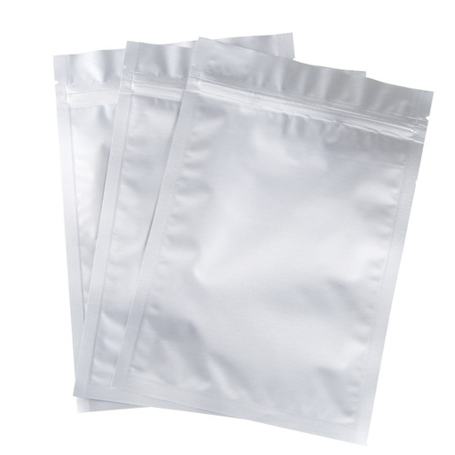 Direct factory supply flat self-sealing aluminum foil bag food grade embossed seal small snack grain snacks tea bags