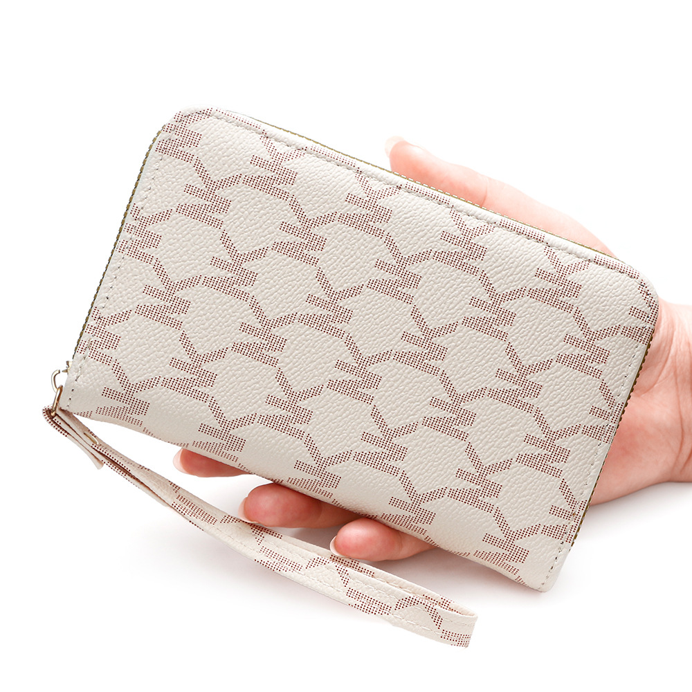 Nuevo bolso de mujer impresa bolso de mano de mujer gran capacidad bolsa de tarjetas casuales bolsa de cambio bolsa de licencia de conducir bolsa