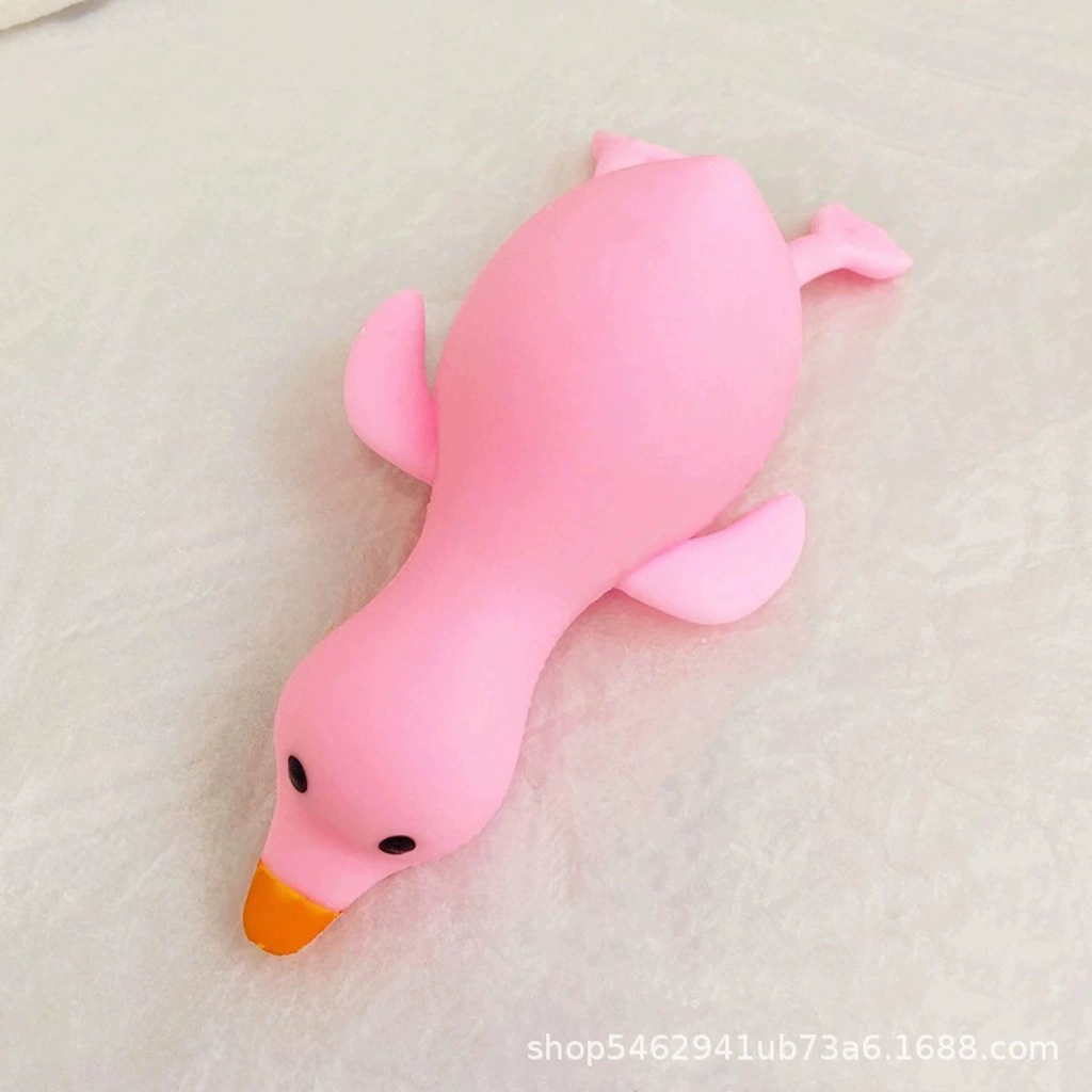 Антистресс-игрушка Squeeze B.Duck — милый мягкий утёнок, разноцветный, для учащихся
