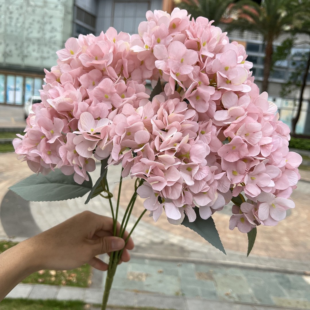 Simulación del Día de San Valentín rosa fabricante 3 sola rama multi-cabeza rosa decoración de la boda flor falsa al por mayor