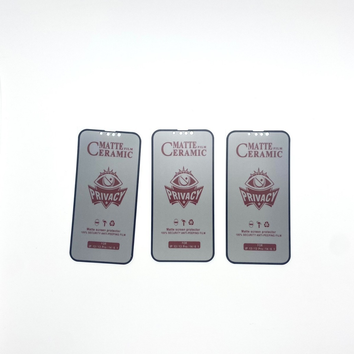 Aplicable a apple 13promax película de cerámica esmerilada a prueba de peep 14proxr película de teléfono móvil película de juego película suave resistente a la caída