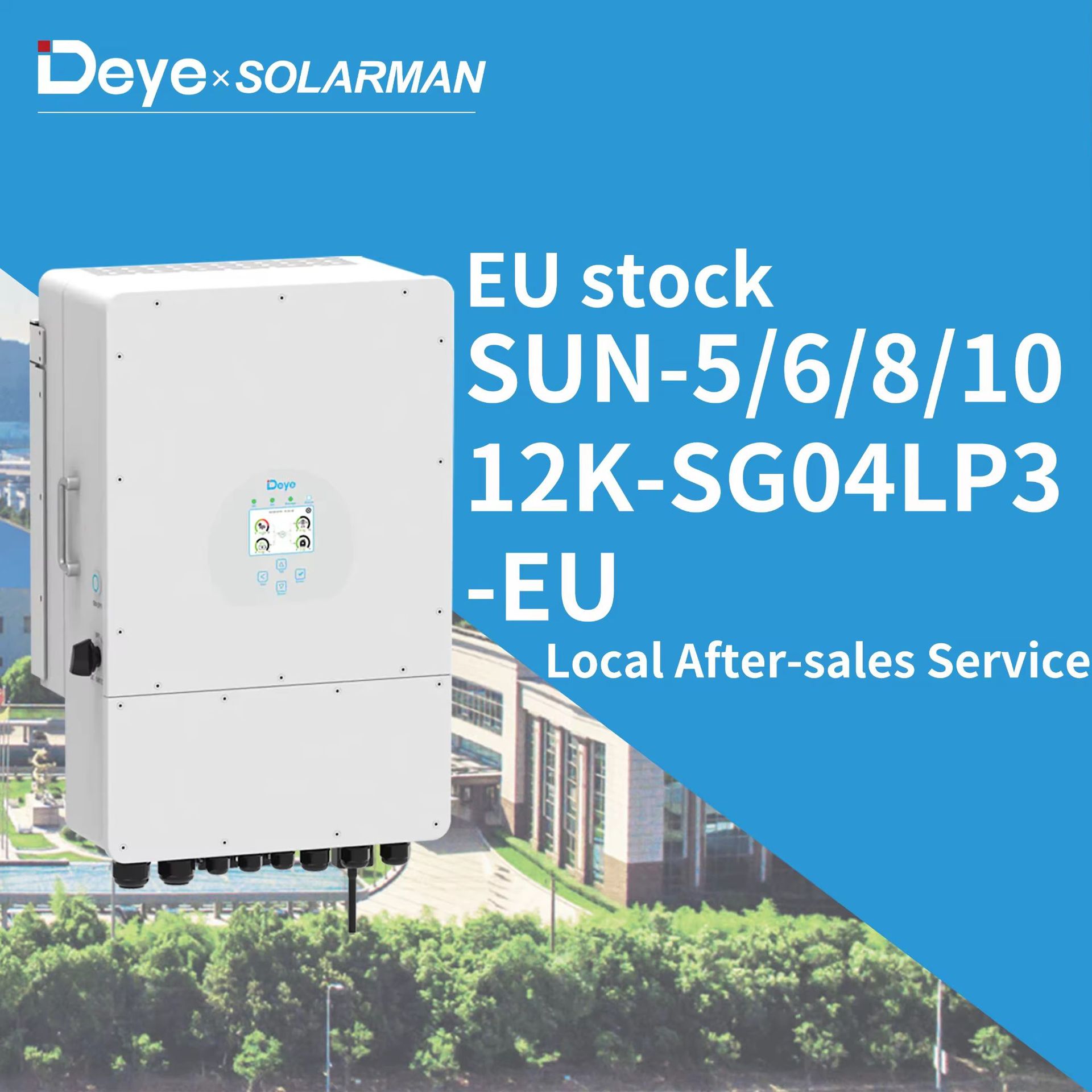 德业逆变器Deye SUN-(5~12)K-SG04LP3-EU 三相混合逆变器