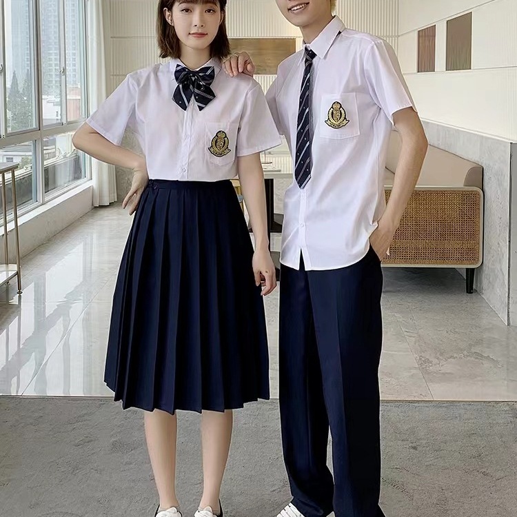 Class Uniform Autum Suit Student Preppy Style High School Student Korean School Uniform Suit Junior High School Student Chorus Recitation Performance Suit