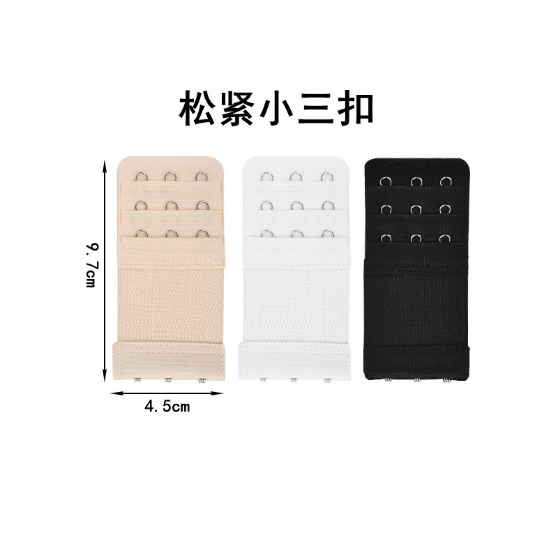 15 piezas de ropa interior elástica hebilla alargada tres filas dos hebillas grandes dos hebillas pequeña hebilla de sujetador de tres pechos desgaste transfronterizo