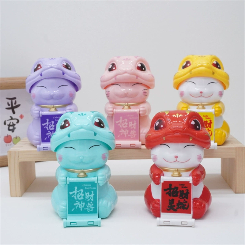 Солнечный дух змея, чтобы возиться с кошкой, настольные украшения для офисных украшений