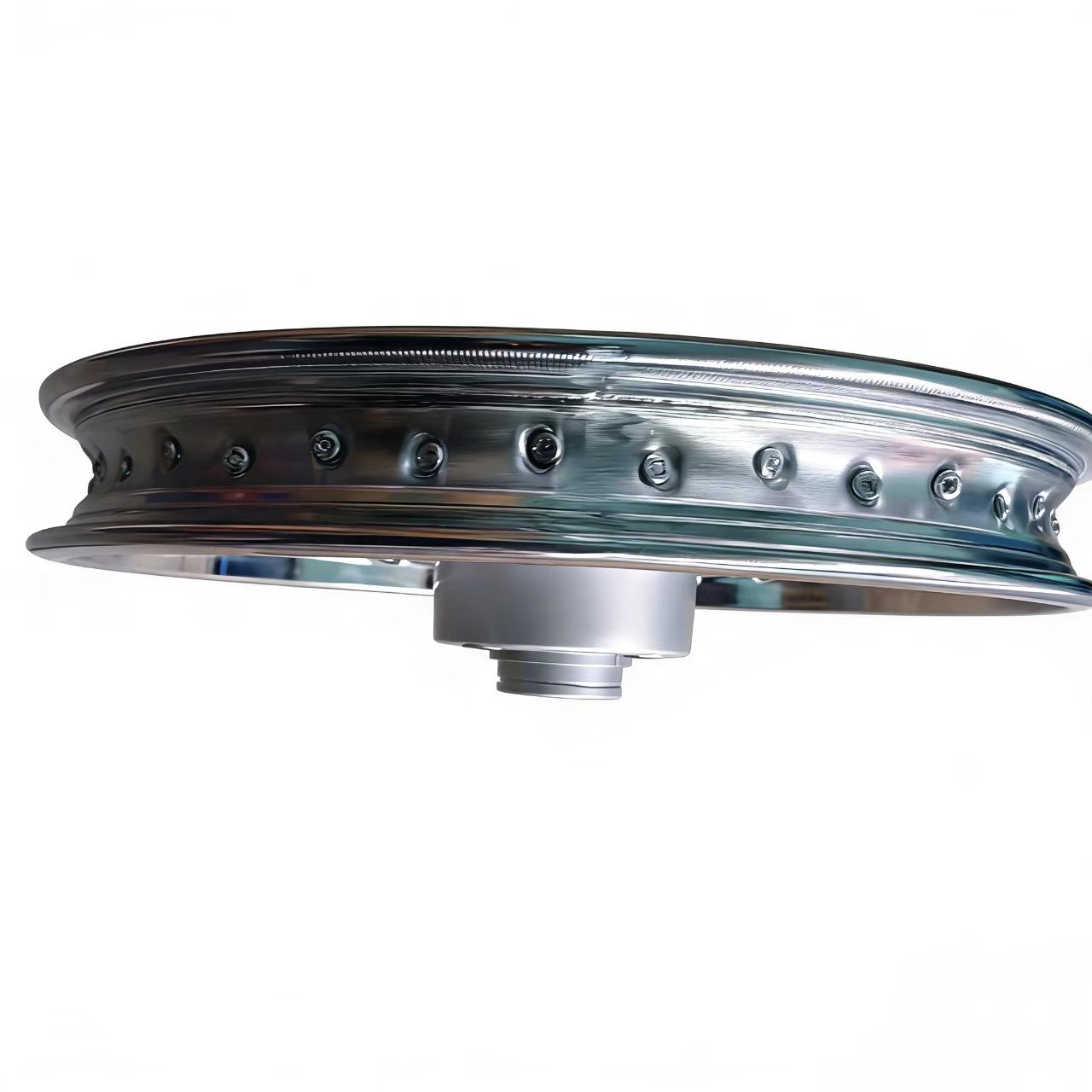 Motorcycle Wheel Hub Wy125-A Happy Men's Cg King 125 Front and Rear Steel Rim Assembly Retro Modified Wheel Assembly