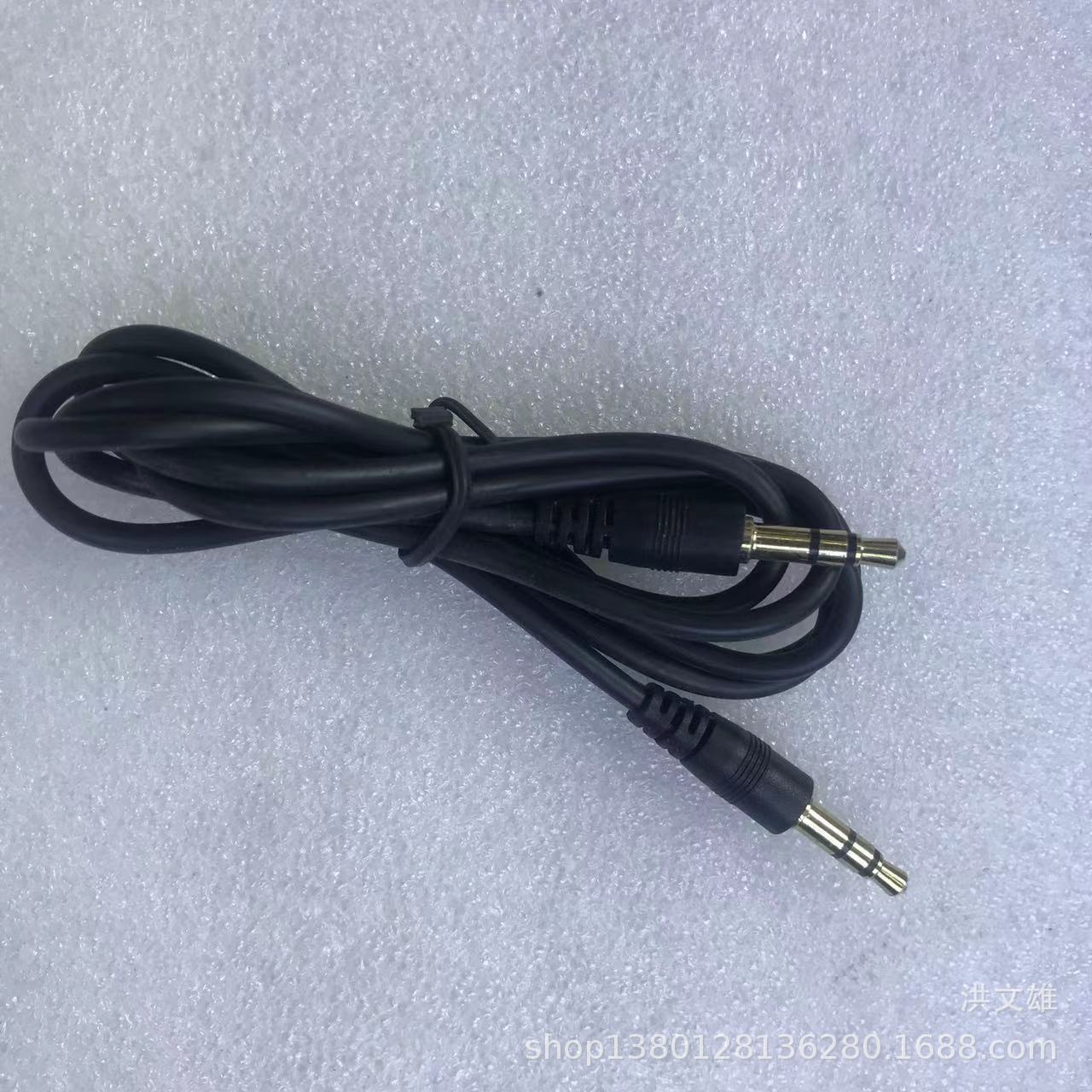 厂家直销 1米3.5mm对3.5mm音频线 公对公AUX对录线音响3.5音频线