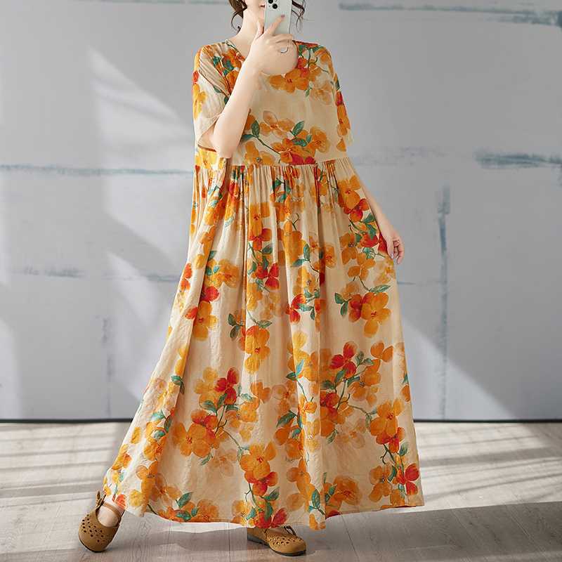  夏  F 大きいサイズ ワンピース