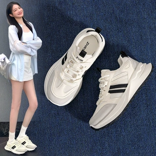 ZHR则则厚底增高老爹鞋女2025春季新款透气舒适休闲鞋柔软运动鞋