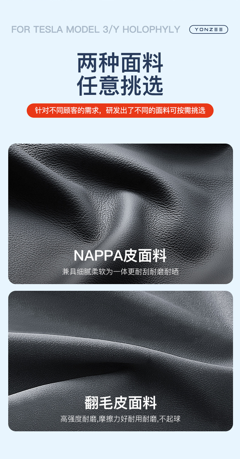 Suitable for the New Version of Tesla Model 3Yxs Car Tissue Box Hanging Suede Tissue Bag Hidden