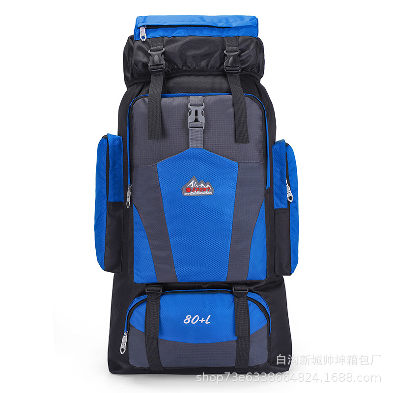 Mochila de viaje de 80L - Gran capacidad, para senderismo y montañismo