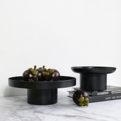 Simple modern round storage tray living room entrance fruit and vegetable aromatherapy small objects desktop storage tray storage tray