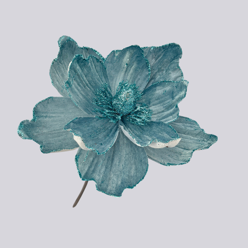 Flores artificiales de Navidad Decoraciones navideñas Flores decorativas Creativas Pequeñas decoraciones Colgante Escena Diy Decoración Estilo ins