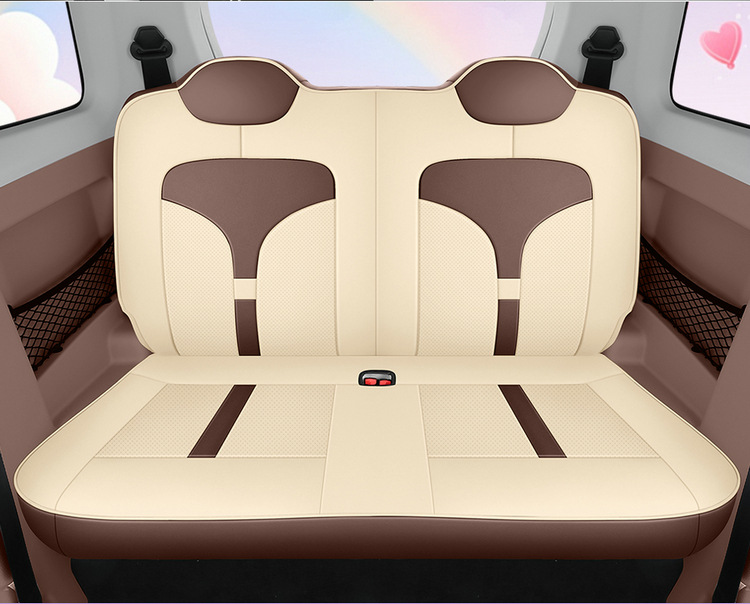 2024 Zhidou Rainbow Special Seat Cover Cute Girl Four Seasons Universal Comfortable Wear-resistant Special Car Cushion Leather Seat Cover