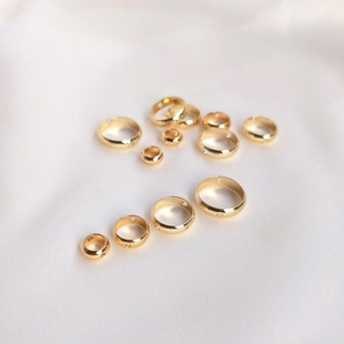 14K����ɫ����Ȧ �A�ΰ���Ȧ�ֹ�diy���Ʒ�����朲��ϸ���h