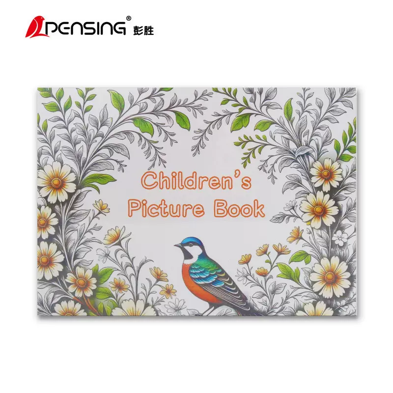 填图填色画本彩色铅笔填色本彩铅涂鸦绘本手绘涂色书96页加厚批发