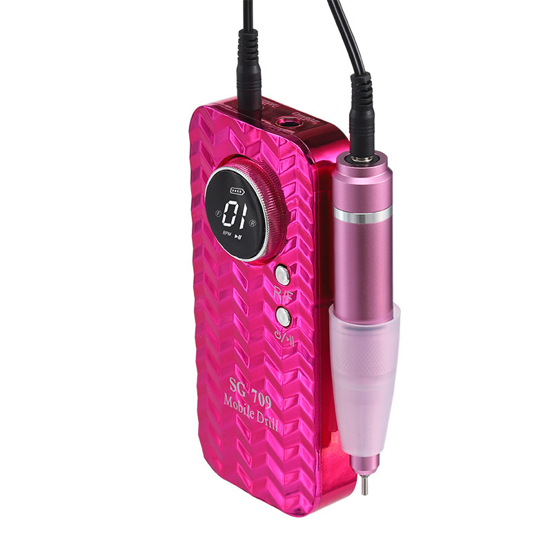 Lijadora de uñas eléctrica, tienda de uñas, manicura portátil, exfoliante de piel muerta, lijadora de armaduras de almacenamiento eléctrico, lijadora de armaduras transfronteriza