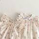 Girl's Cartoon Mesh Dress 2025 New Summer Girl Baby Sailing Bear dress Trendy Children's Korean Style Dress