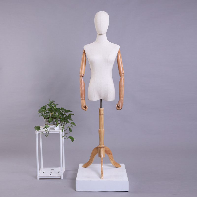 Maniquí Femenino de Cuerpo Completo con Base de Madera para Escaparate y Vestidos de Novia image 11