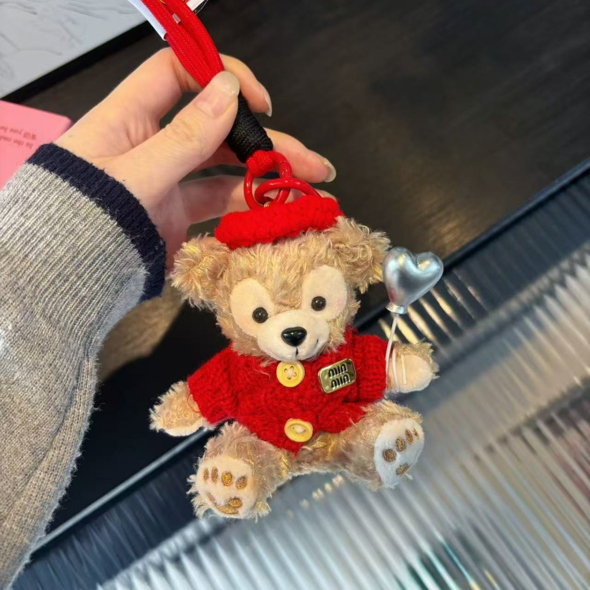 새로운 공주 벌 원피스 셜리 메이 더피 드레싱 인형 펜던트 귀여운 봉제 케이크 장식 커플 인형