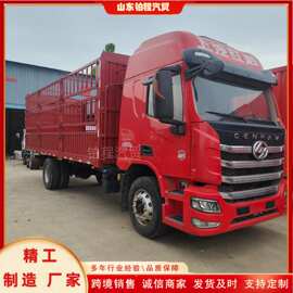 出口6米8高栏货车 拉猪车平板货车6缸发动机 康明斯260马力