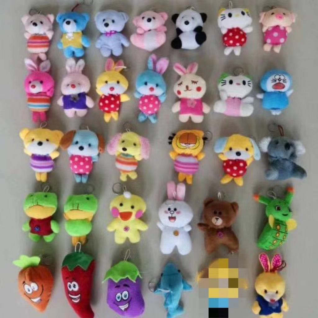 Felpa de juguete colgante ordinario dibujos animados muñeca animal puesto mercado nocturno grab máquina boda tirar actividad regalo