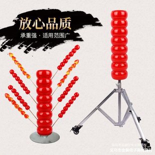 Old Beijing Candied Haws Display Stand Sugar Painting Target Insert Portable Stall Tool Wooden Candied Haws Stand