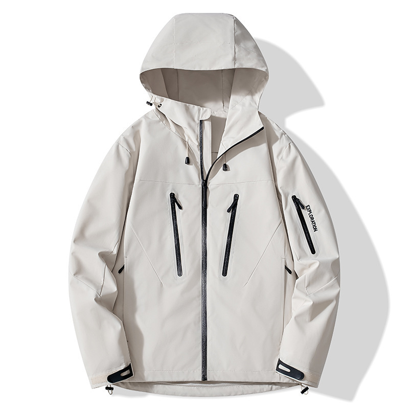 鳥家同型ジャケット、カスタムロゴ刺繍入り、3in1登山服、防風防水、裏起毛ジャケット、男女兼用|undefined
