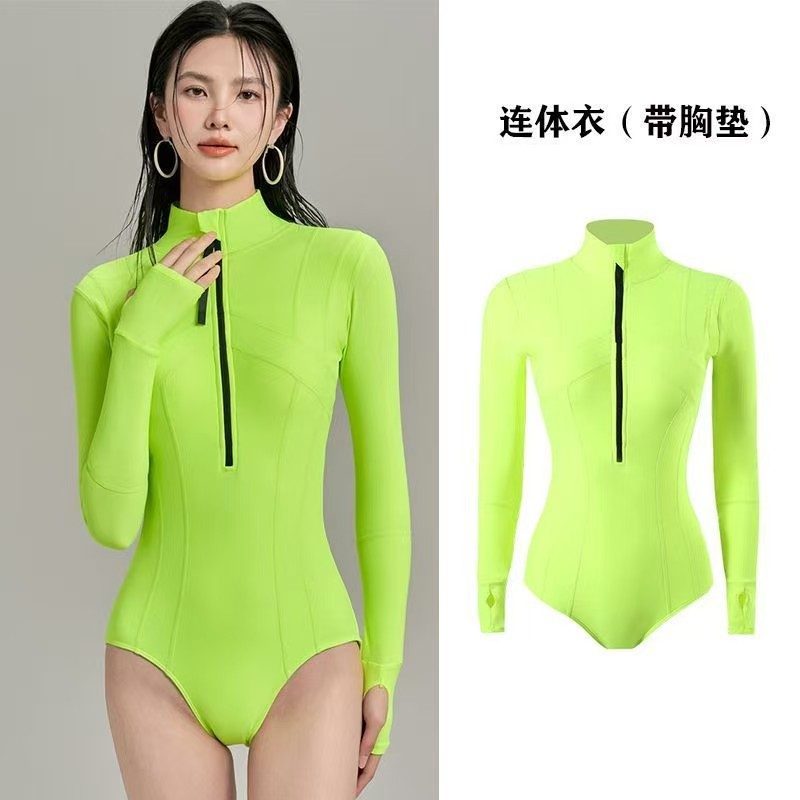 Green one piece 2651