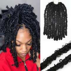 クロスボーダーバタフライフェイクロックヨーロッパとアメリカの売れ筋バタフライアフリカドレッドヘアエクステンション化学繊維かぎ針編みヘア