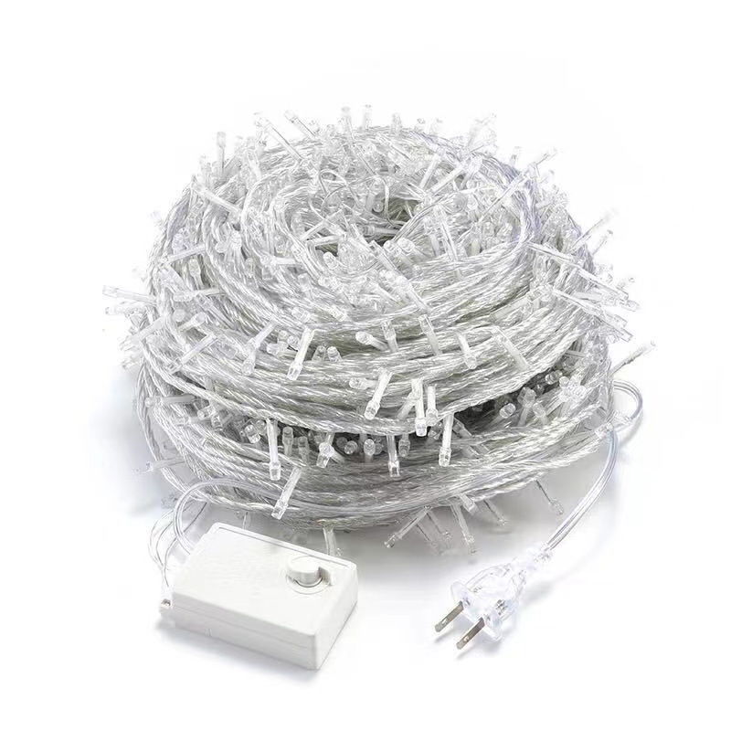 LED-lichtsnoer met knipperende sterrenhemel op zonne-energie, hoge helderheid, waterdichte buitendecoratie, sfeerverlichting, strip_voghion.com