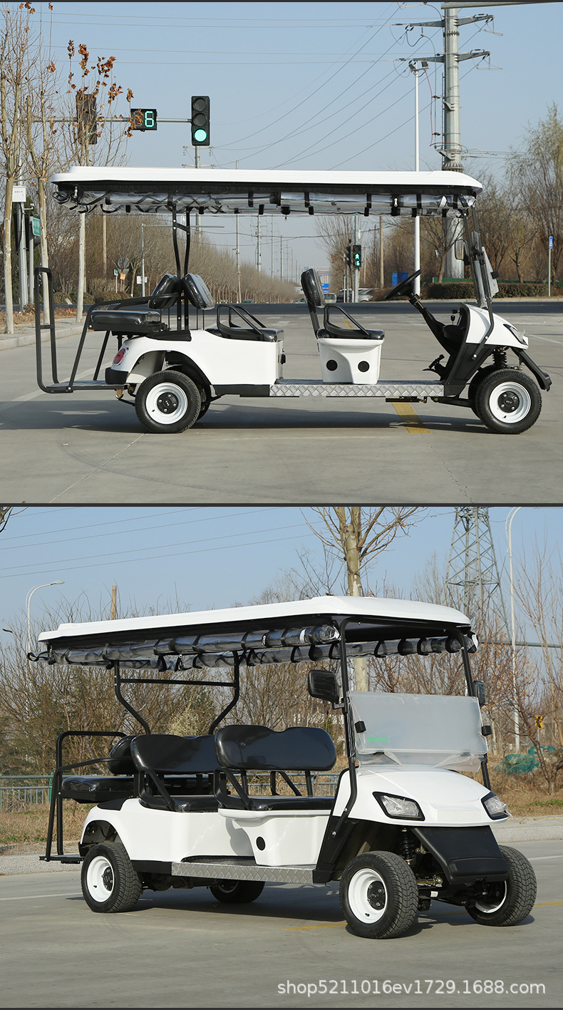 Electric Sightseeing Car, Golf Cart, Campus Tourist Patrol Car, Real Estate Viewing Car, Reception Car, Shuttle Bus