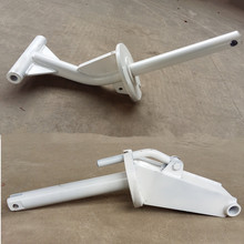 通用搅拌车配件卸料斗转轴混凝土罐车欧曼料斗底座支架支撑杆