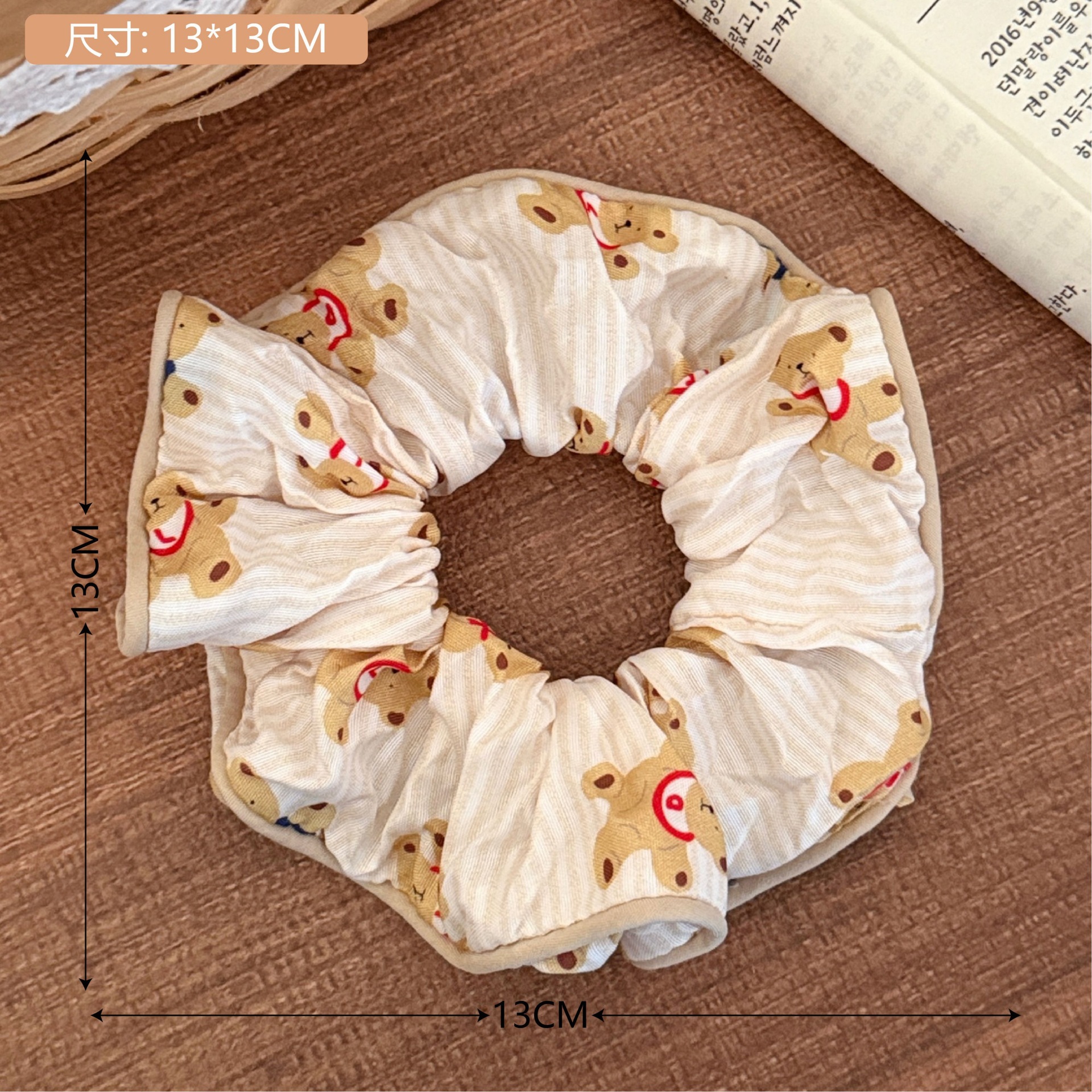 Estilo coreano de alta apariencia de encaje de intestino grueso banda de pelo accesorios para el cabello cuerda de pelo de corazón de niña de todo fósforo pequeño Qing nuevo tocado de cola de caballo de gran altura al por mayor