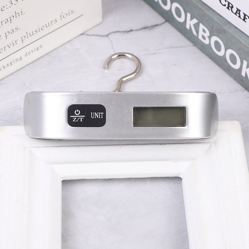 50kg Wholesale Home Use Black Portable Handle Scale 50kg Mini Handheld Scale Portable Electronic Scale Small Fishing Scale Express Delivery