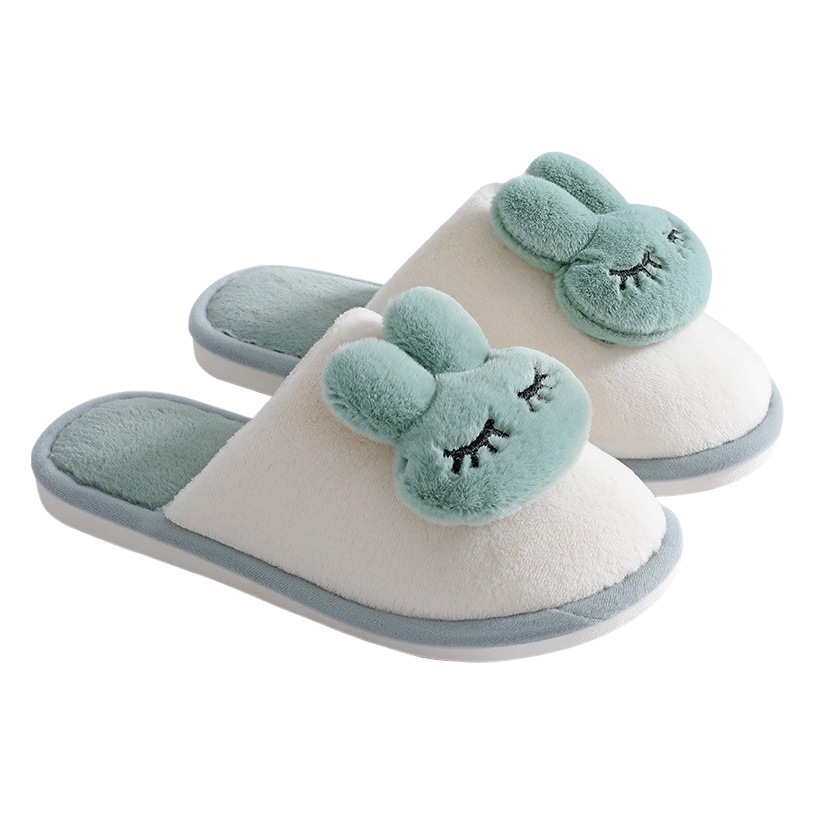 Zapatillas de algodón de dibujos animados para las mujeres lindas 2022 casa de invierno fondo grueso interior cálido pareja invierno hogar Otoño e Invierno hombres