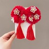 Children's hairgrip with bow, cute hair accessory, hairpins, Chinese style