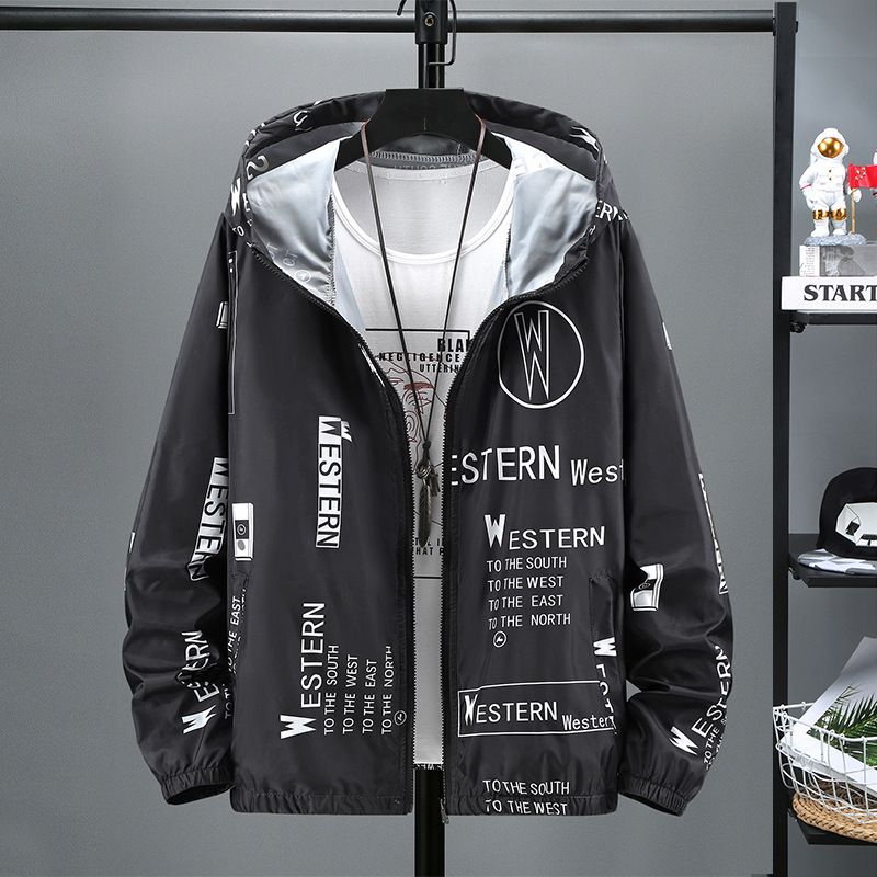 Men's Clothing summer new 2024 trend thin breathable sun protection clothes men's letter large size skin coat jacket men_voghion.com